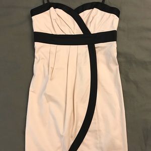 H&M blush cream pink dress XS/S/0/2